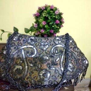 Sequein Sling bag/ purse